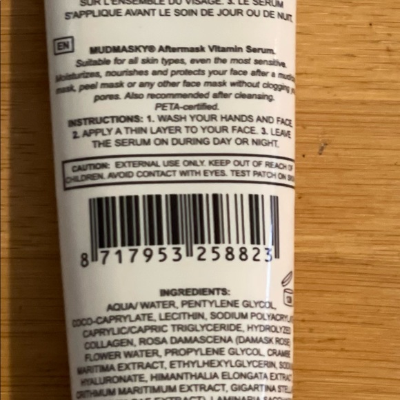 MUDMASKY AFTERMASK VITAMIN serum/anti aging-protecting-feeding-nourishing SEALED - Picture 5 of 7